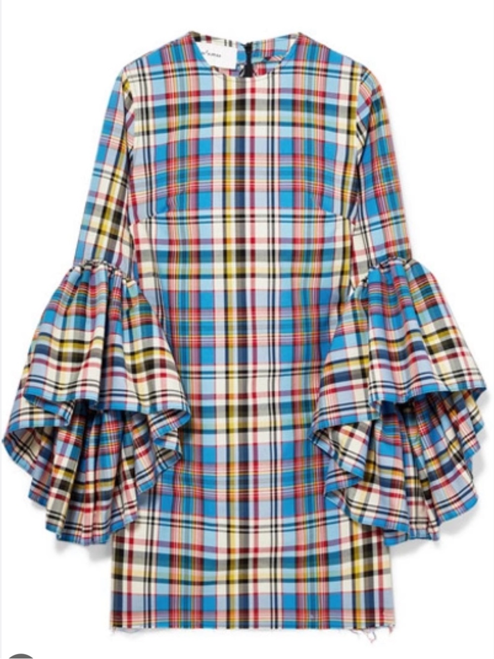Marques’Almeida Statement Plaid Dress – Bergdorf Goodman Exclusive Feel Size M